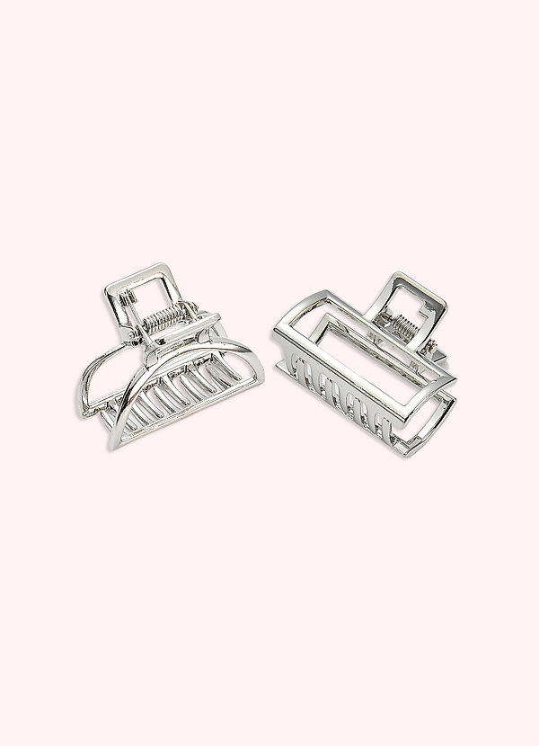 Set mit Krallenklammern aus Metall front