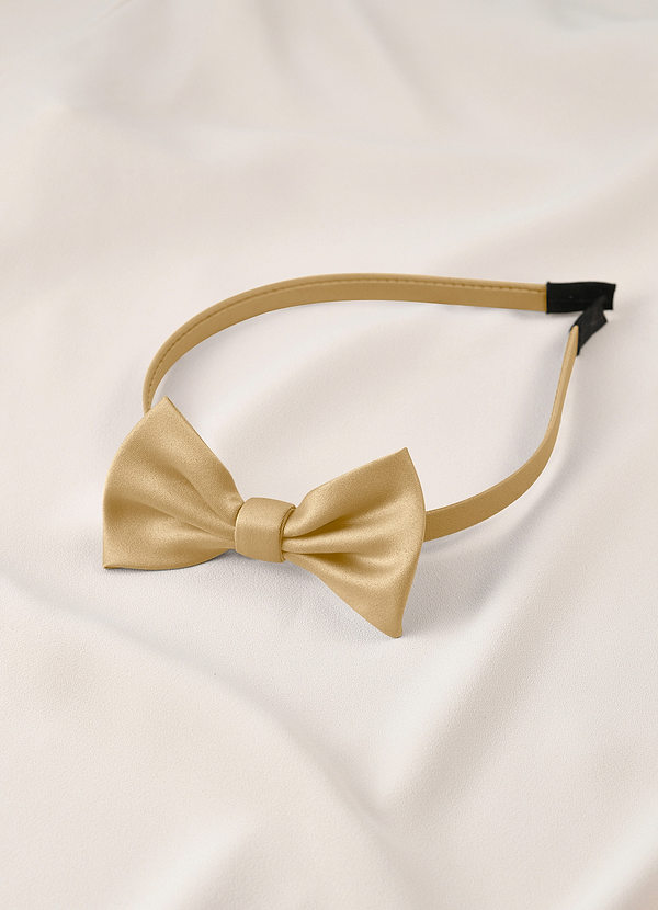 front Diadema de satén para niñas