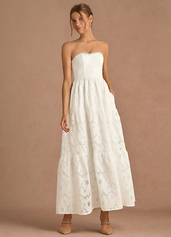 Élise White Maxi Dress image1