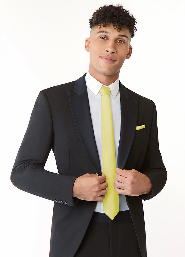 front Herrekollektion Skinny-slips i mat satin