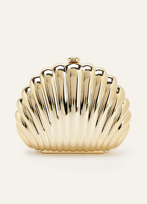 Metallic Shell Clutch front