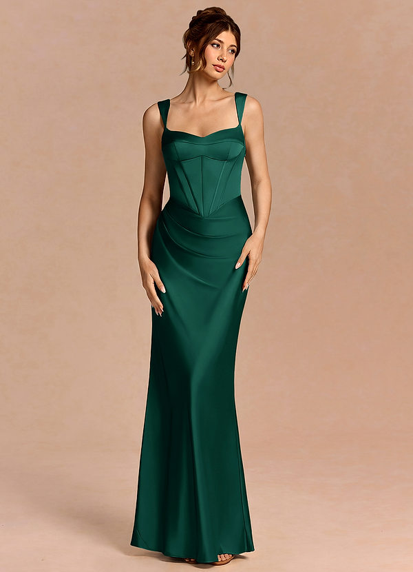 Mela Hunter Green Maxi Dress image1