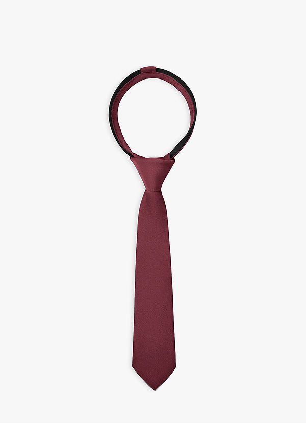 front Boy's Stretch Satin Pre-Tie