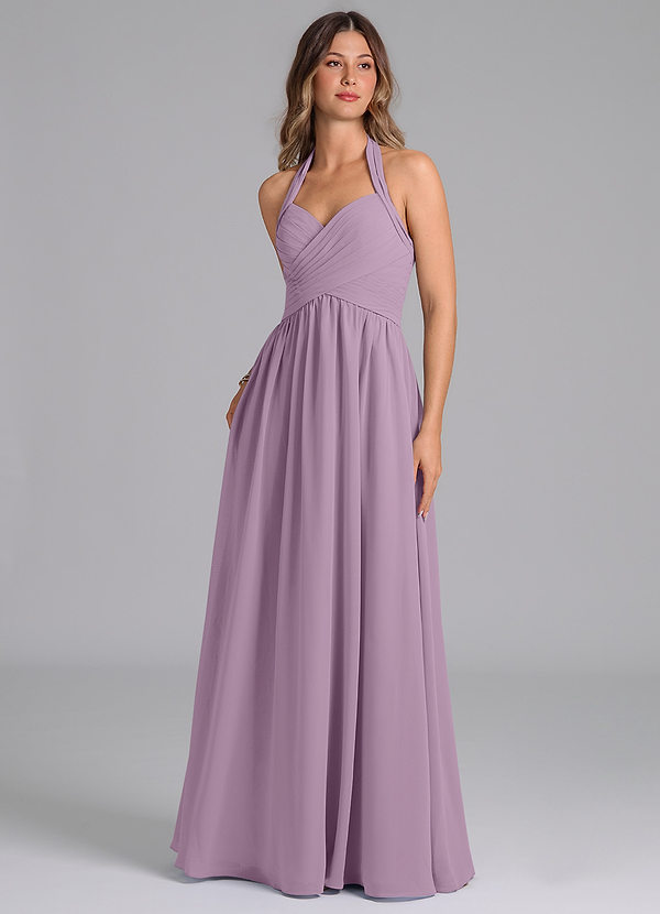 Azazie Darlyn Bridesmaid Dresses Wisteria A-Line Sweetheart Neckline Chiffon Dress image1