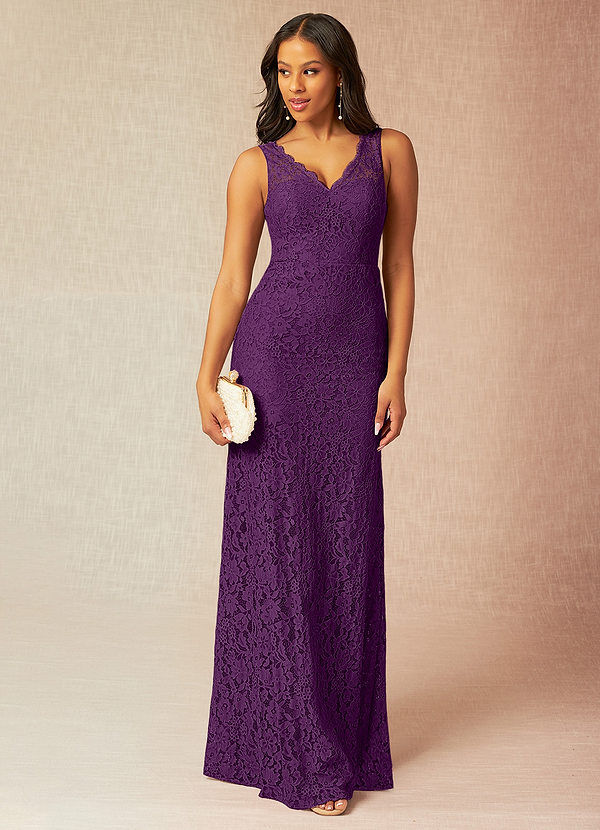 Grape Azazie Azar Bridesmaid Dresses 