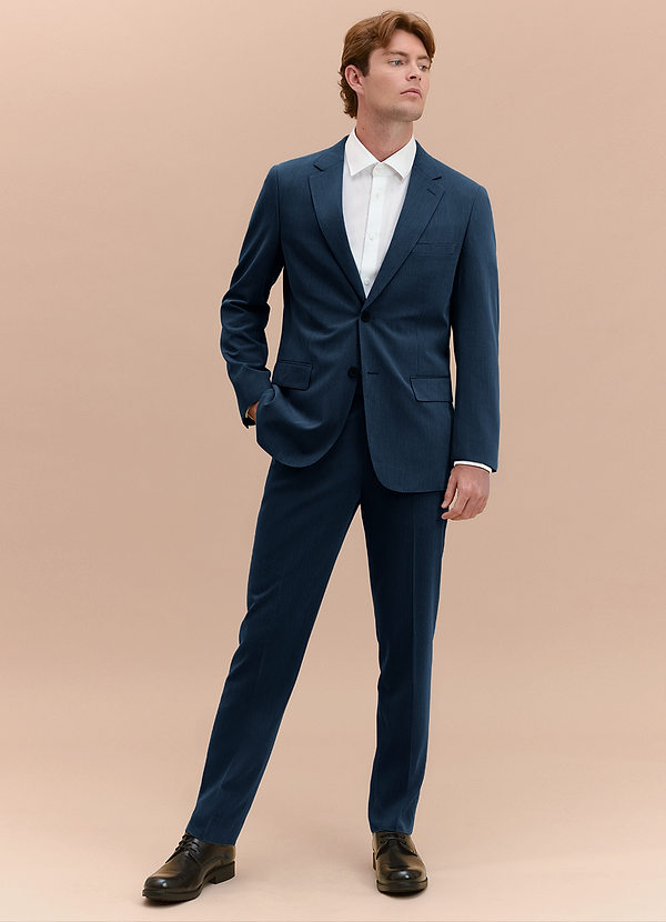 front William Dark Navy Comfort Blend Suit