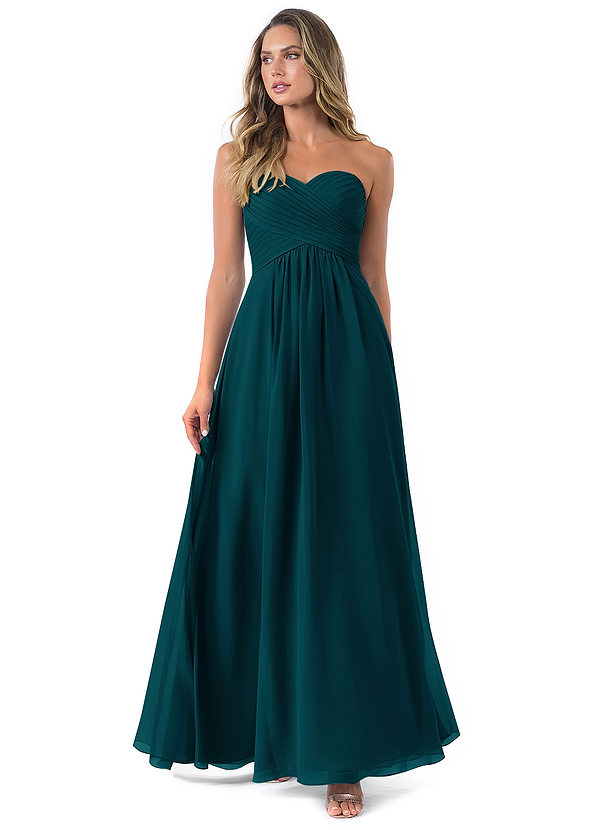 Pine Azazie Yazmin Bridesmaid Dresses | Azazie