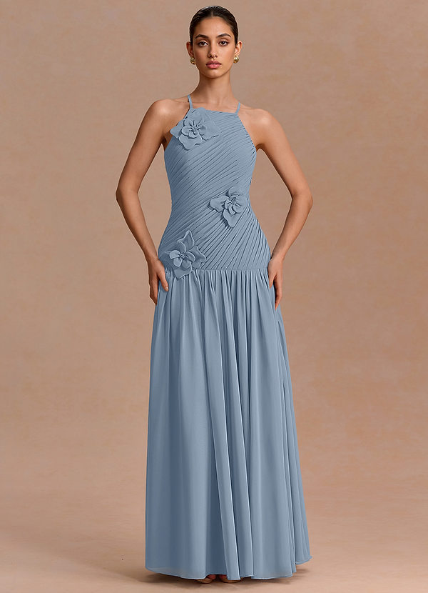 Amaya Dusty Blue Maxi Dress image1
