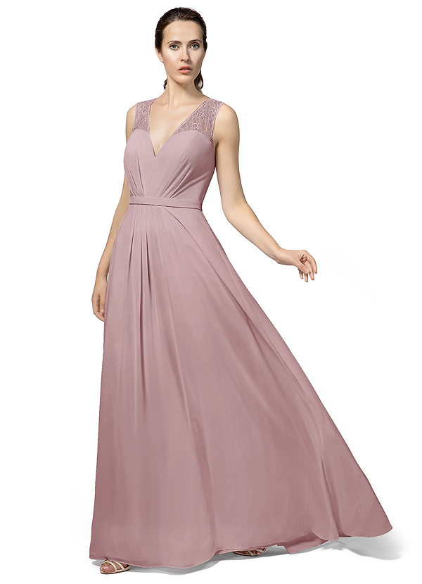  Azazie  Aviva Bridesmaid  Dress  Vintage  Mauve  Azazie 