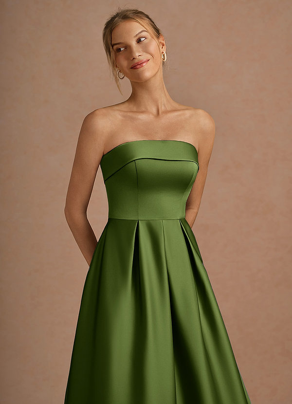 Abito Midi Verde Oliva Lucienne image1