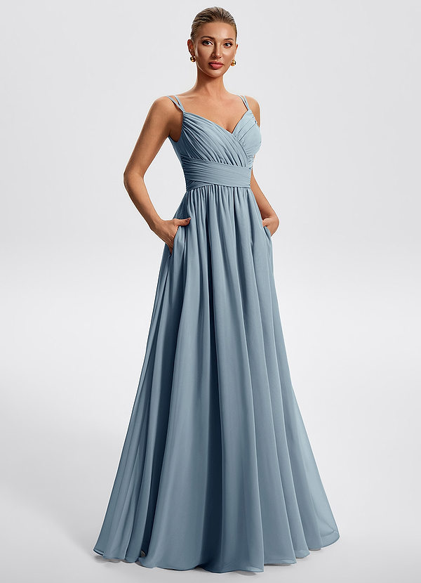 Heloise Maxi Klänning Dusty Blue image1