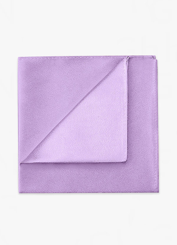 front Metallic Satin Pocket Square