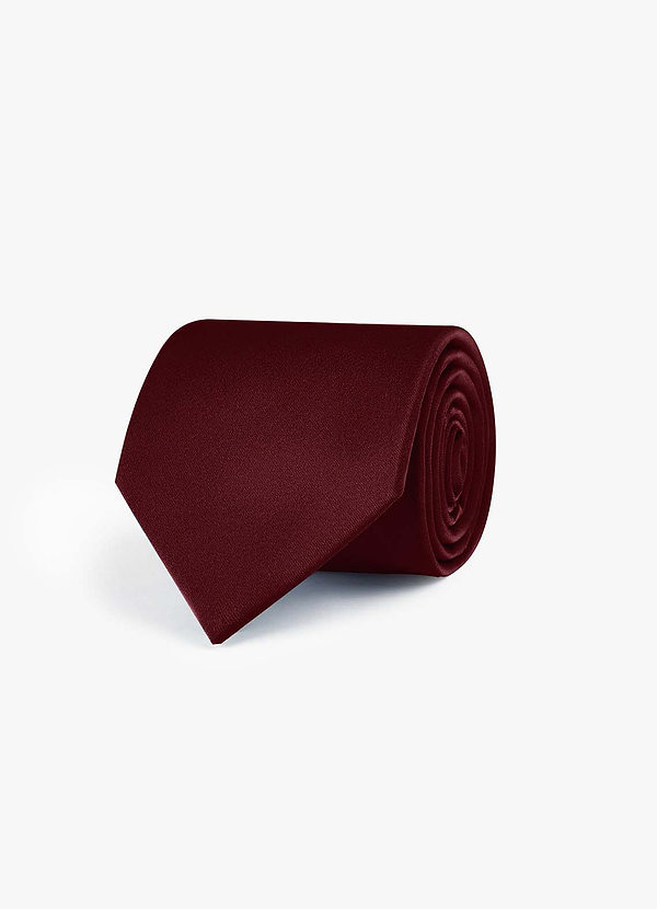 front Stretch Satin Wide Tie