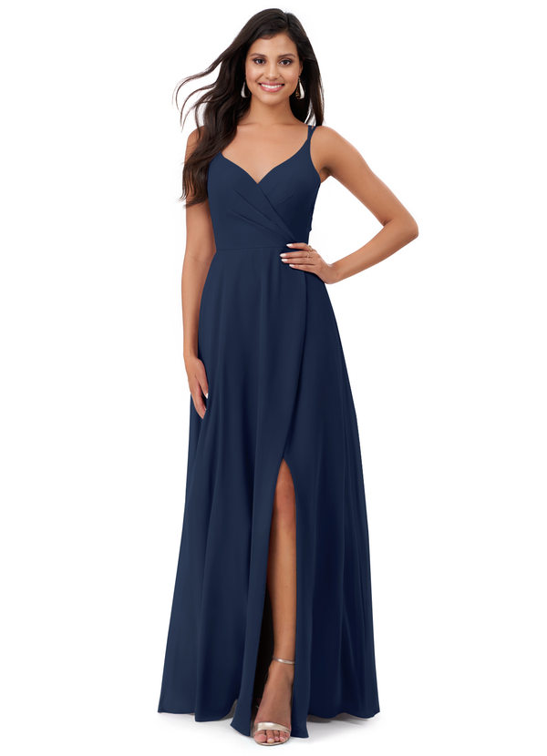 Lennon A-Line Lace Chiffon Dress