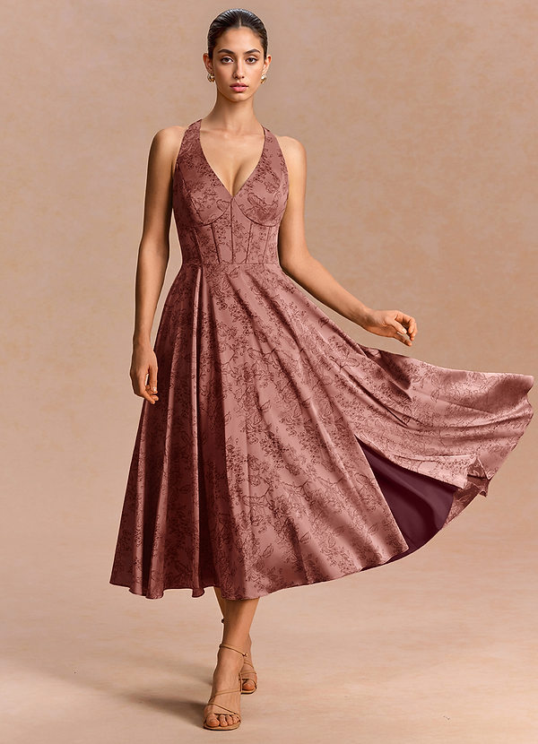 Sonia Vintage Rose Midi Dress image1