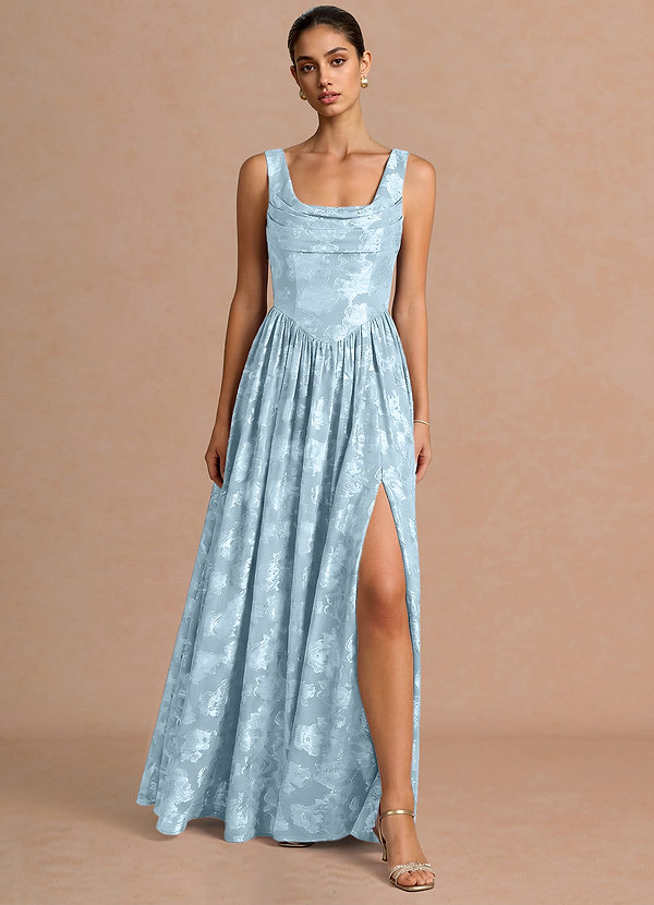 Robe Maxi Bleu Poudre Novi image1