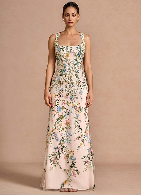 Agustina Blush Pink Multi Maxi Dress image1