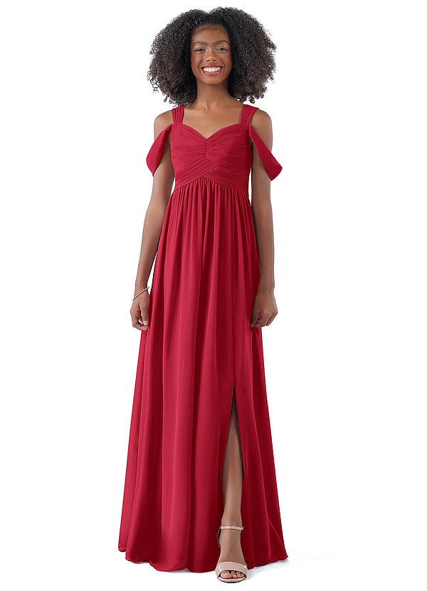 Scarlet Azazie Lianne JBD Junior Bridesmaid Dresses | Azazie