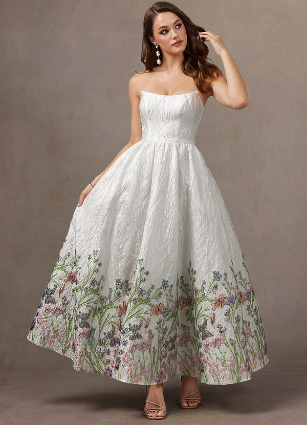 Nikol Ivory Wildflower Maxi Dress image1