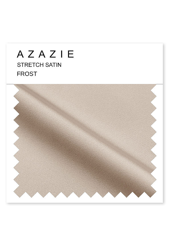 front Azazie Frost Stretch Satin Swatch