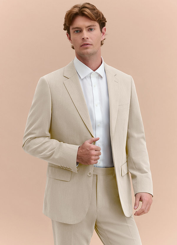 front William Creme Anzugjacke