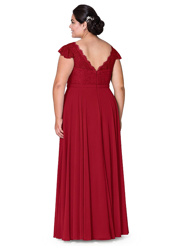  Azazie Cheryl Bridesmaid Dress  Burgundy Azazie 