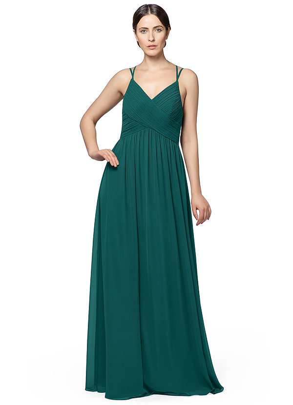 Azazie Nirene Bridesmaid Dress - Peacock | Azazie