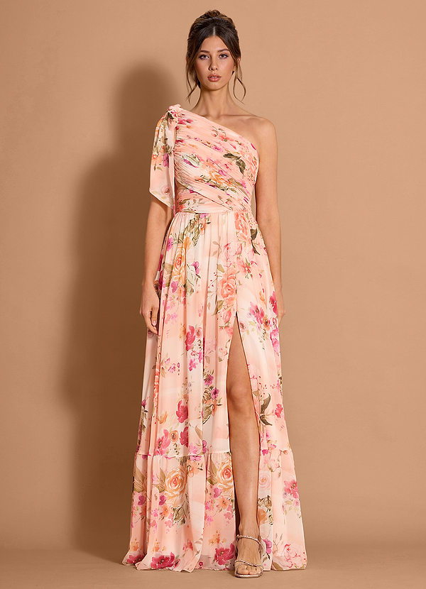 Liliana Abstract Bouquet Floral Maxi Dress image1
