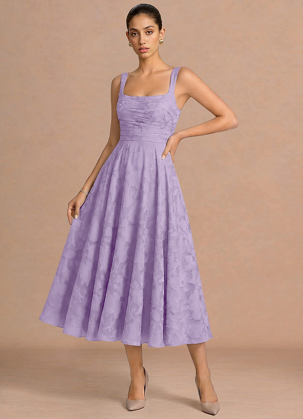 Azaria Lilac Midi Dress image1