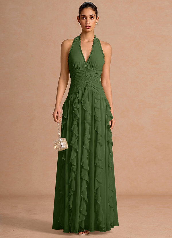 Sylvie Olive Maxi Dress image1
