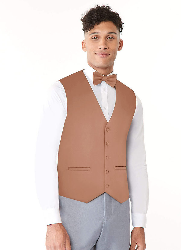 front Gilet en satin extensible