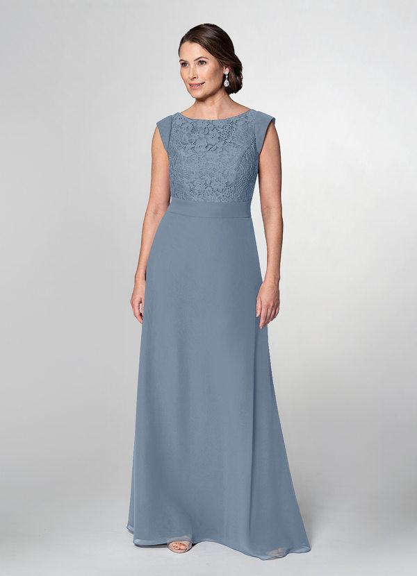 Azazie Bettina MBD Mother Of The Bride Dress - Dusty Blue | Azazie