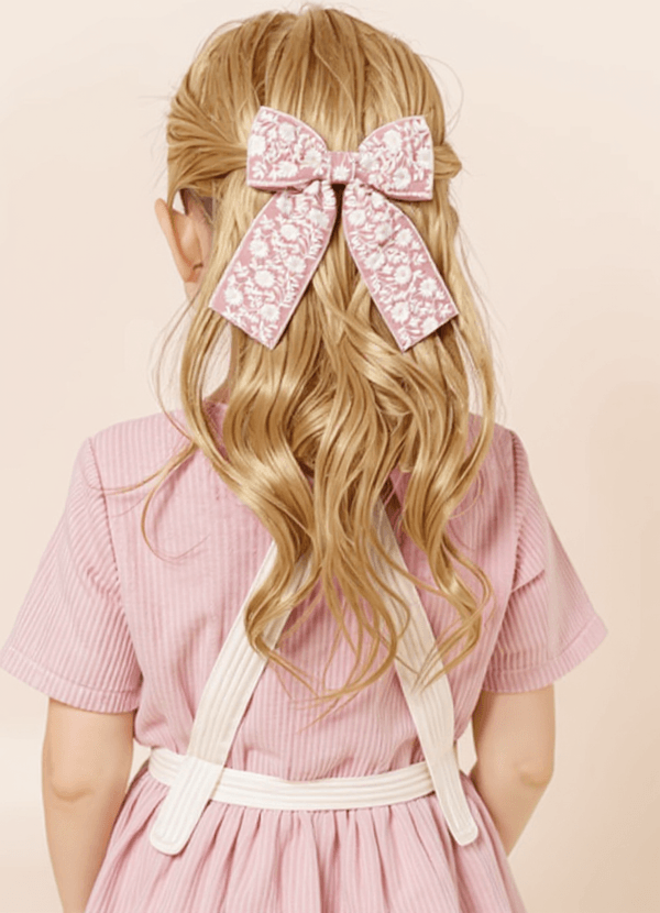 front Fiocco ricamato per bambini