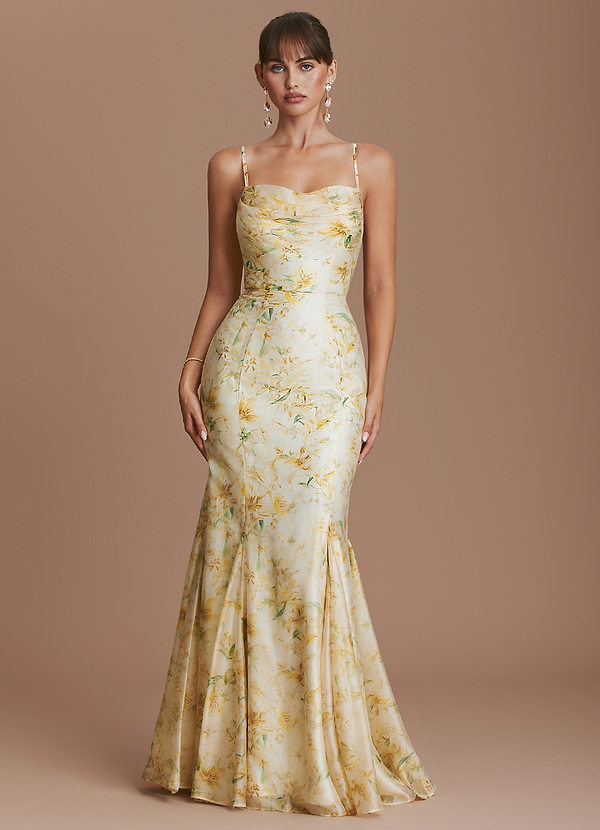 Robe Maxi Lys Jaune Rema image1