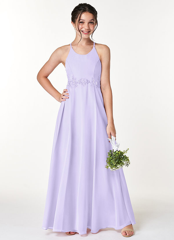 Lilac Azazie Rossi Jbd Junior Bridesmaid Dresses Azazie