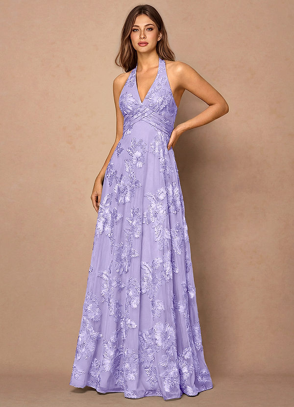 Josee Pale Purple Maxi Dress image1