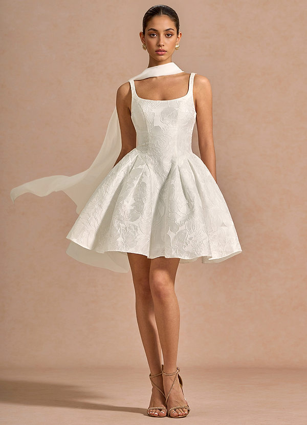 Robe Courte Blanc Ivoire Esmarie image1