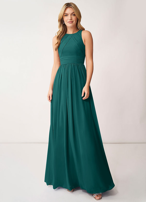 Peacock Azazie Harper Bridesmaid Dresses | Azazie