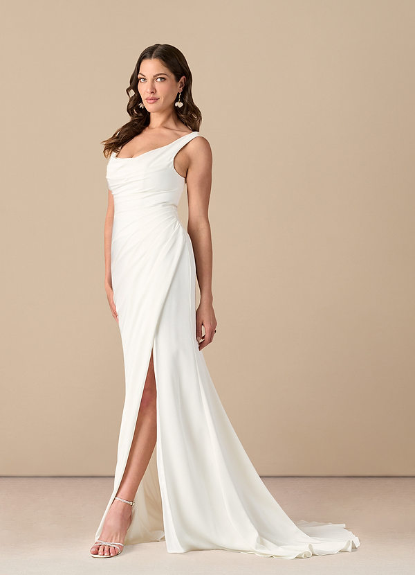 Azazie Daira Wedding Dress back