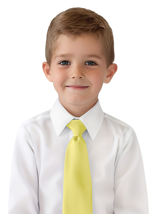 front Gentlemen's Collection Boy's mat satin halsslips