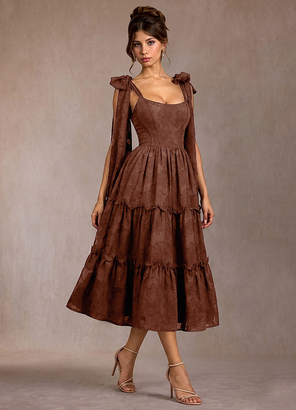 Kleid Vilma Zimtbraun image1