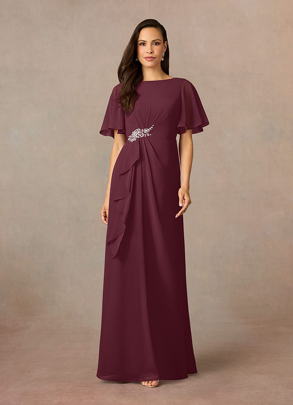 Cabernet Straps Sheath Formal Dresses main image 1
