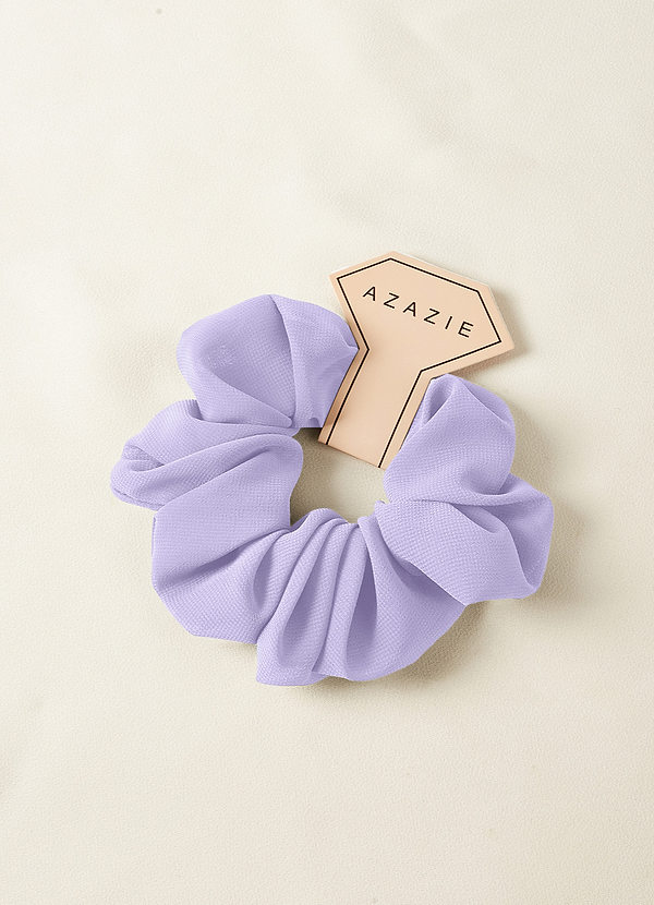 front Matching Color Bridesmaid Chiffon Over Size Scrunchie Set