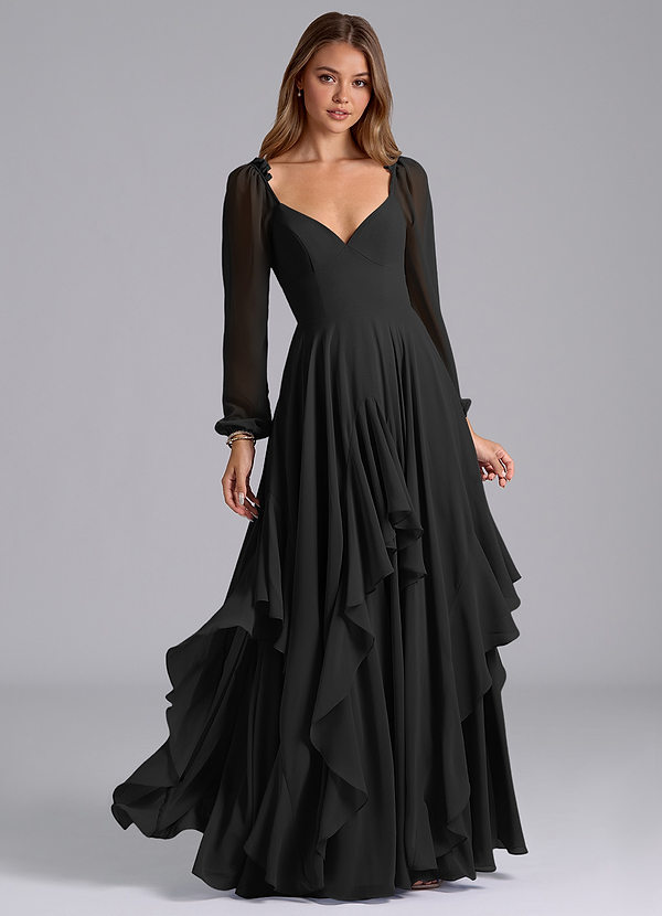 Ophira Black Maxi Dress image1