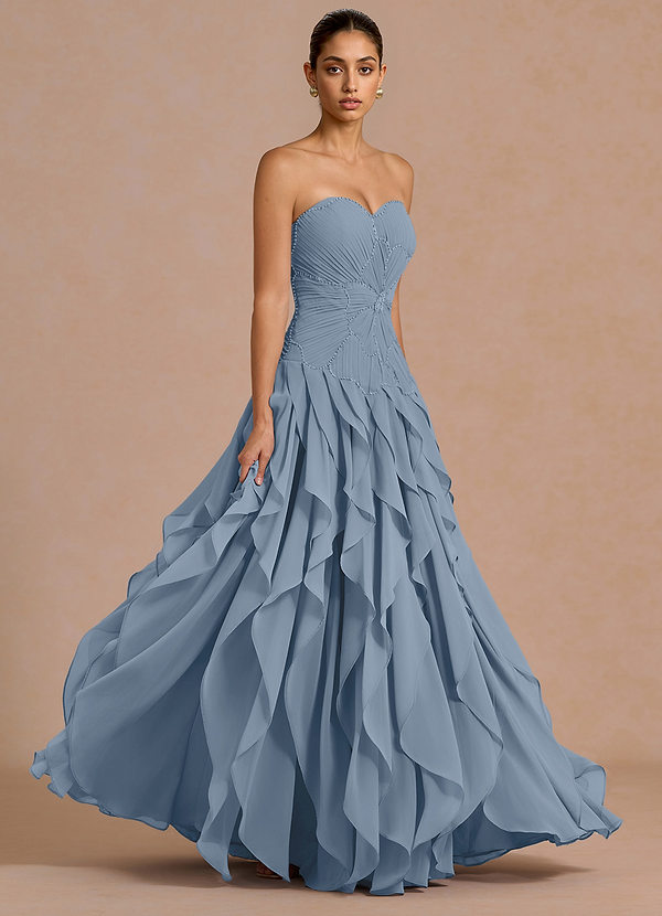 Ryselle Dusty Blue Maxi Dress image1