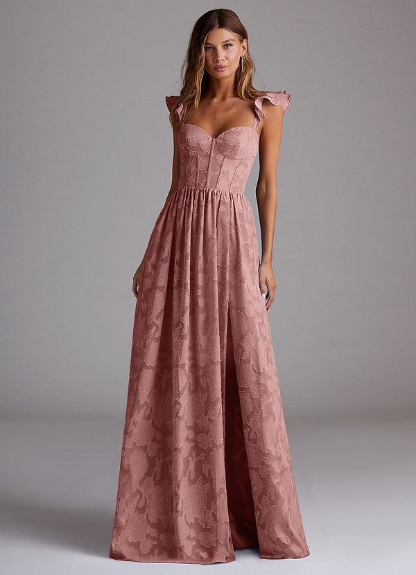 Candice Hell Pink Korsett-Maxikleid image1