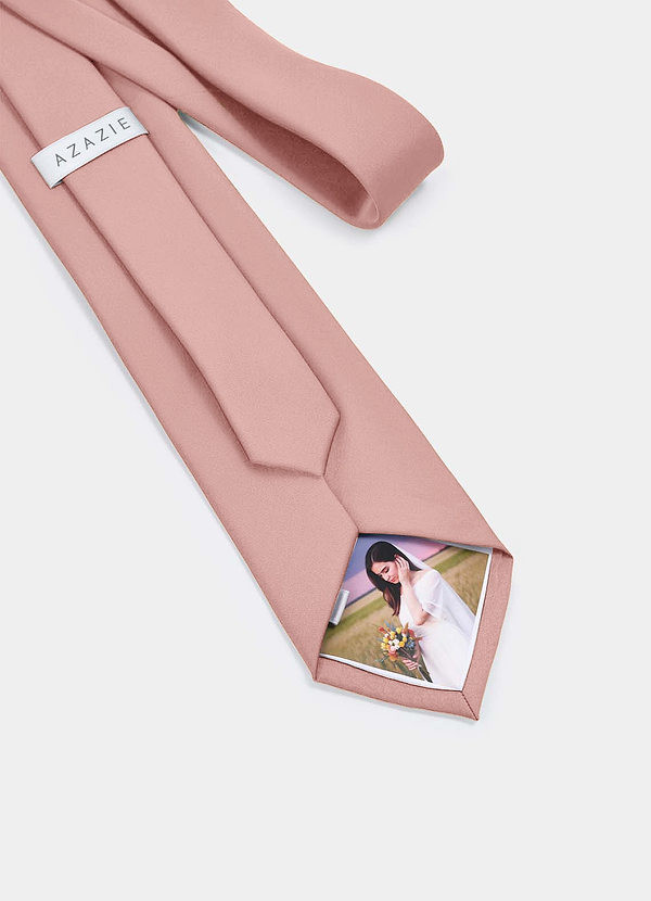 front Matte Satin Custom Photo Tie – Personalized Necktie