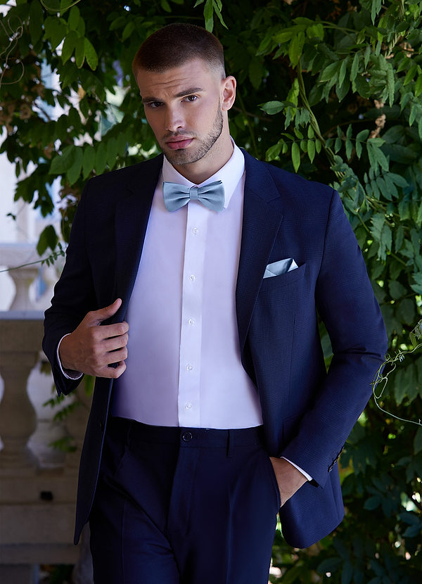 Gentlemen's Collection Matte Satin Bow Tie Groomsmen Accessories | Azazie