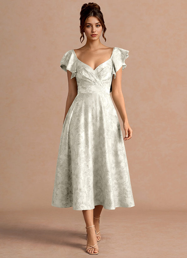 Leilani Cream Midi Dress image1