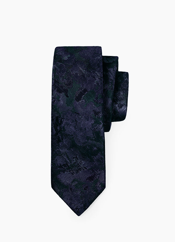 front Klasyczny szeroki krawat żakardowy z kwiatowym wzorem